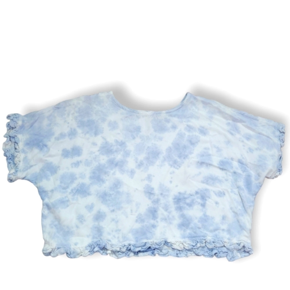 Style Envy Cropped Boxy Tie-Dye Shirt M